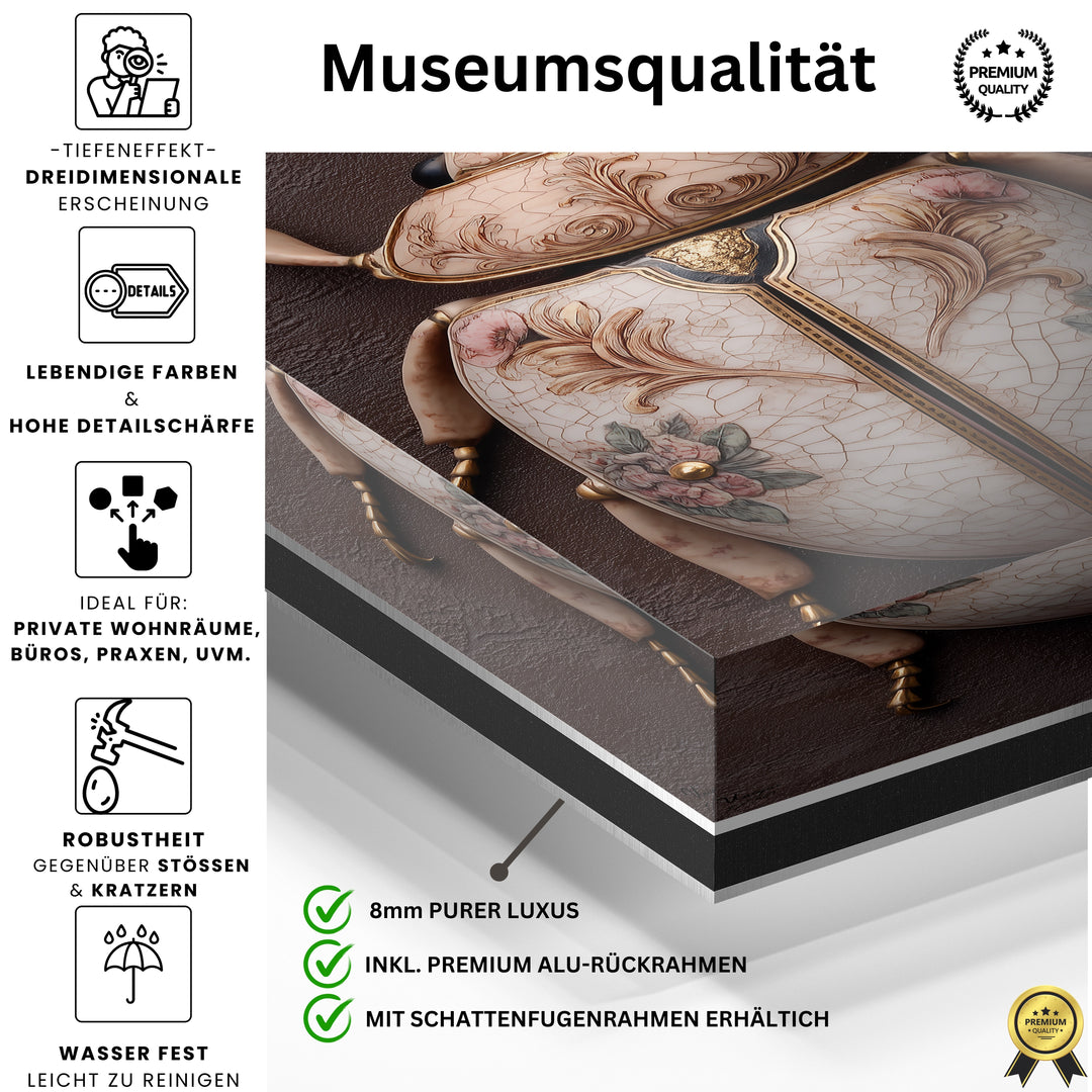 Floraler Antik-Käfer