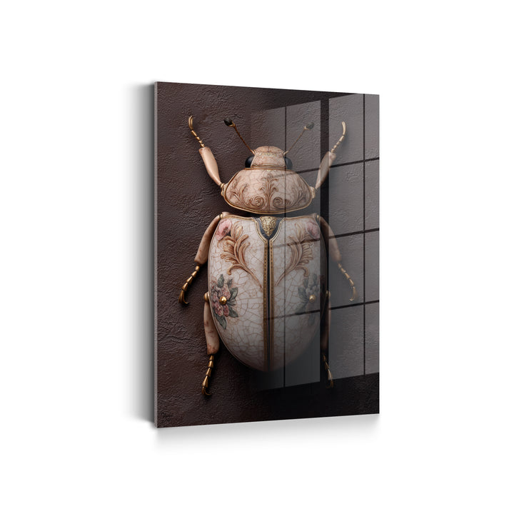 Floraler Antik-Käfer