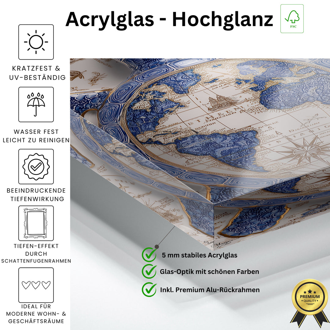 Atlas Bleu Schildkröte