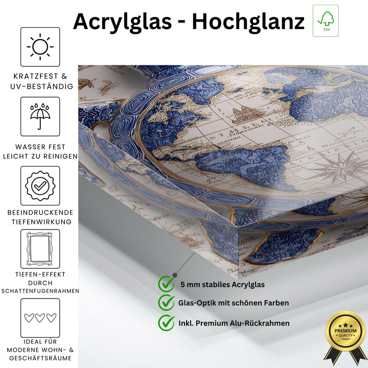 Atlas Bleu Schildkröte