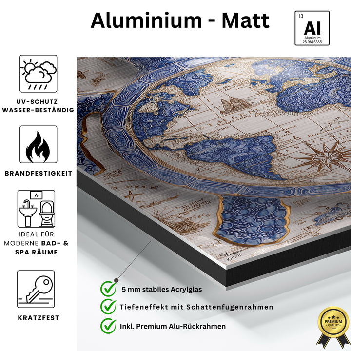 Atlas Bleu Schildkröte