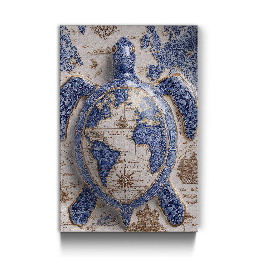 Atlas Bleu Schildkröte