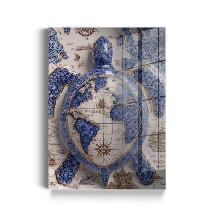 Atlas Bleu Schildkröte