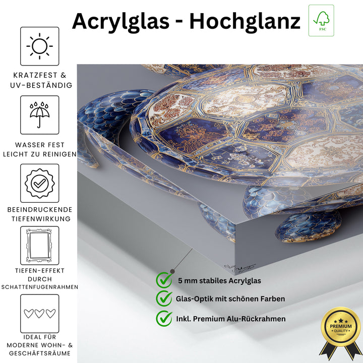 Azure Regalis Schildkröte