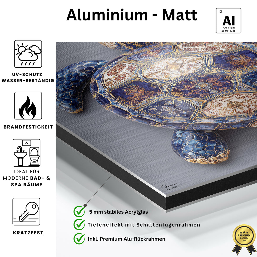 Azure Regalis Schildkröte