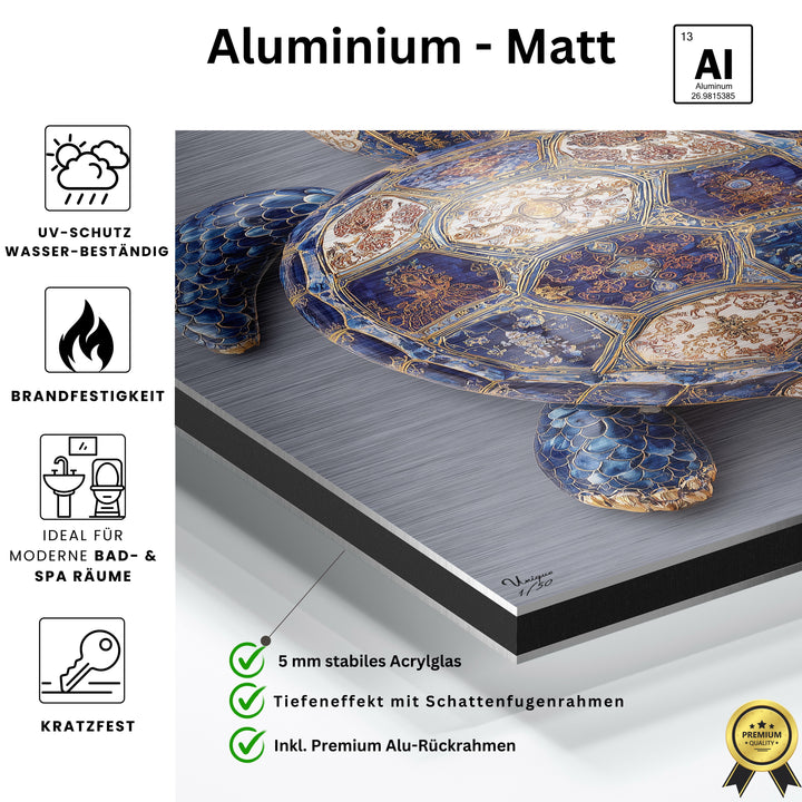 Azure Regalis Schildkröte