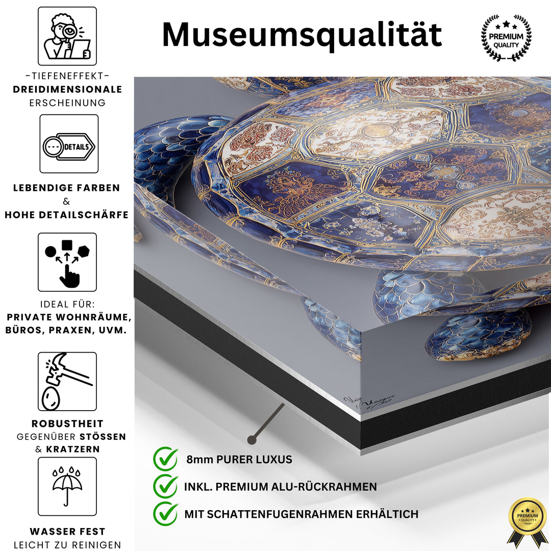 Azure Regalis Schildkröte