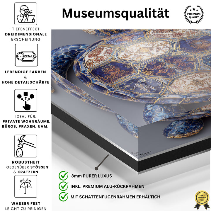 Azure Regalis Schildkröte