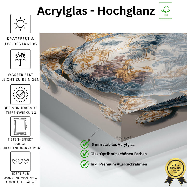 Azure Mandala Schildkröte