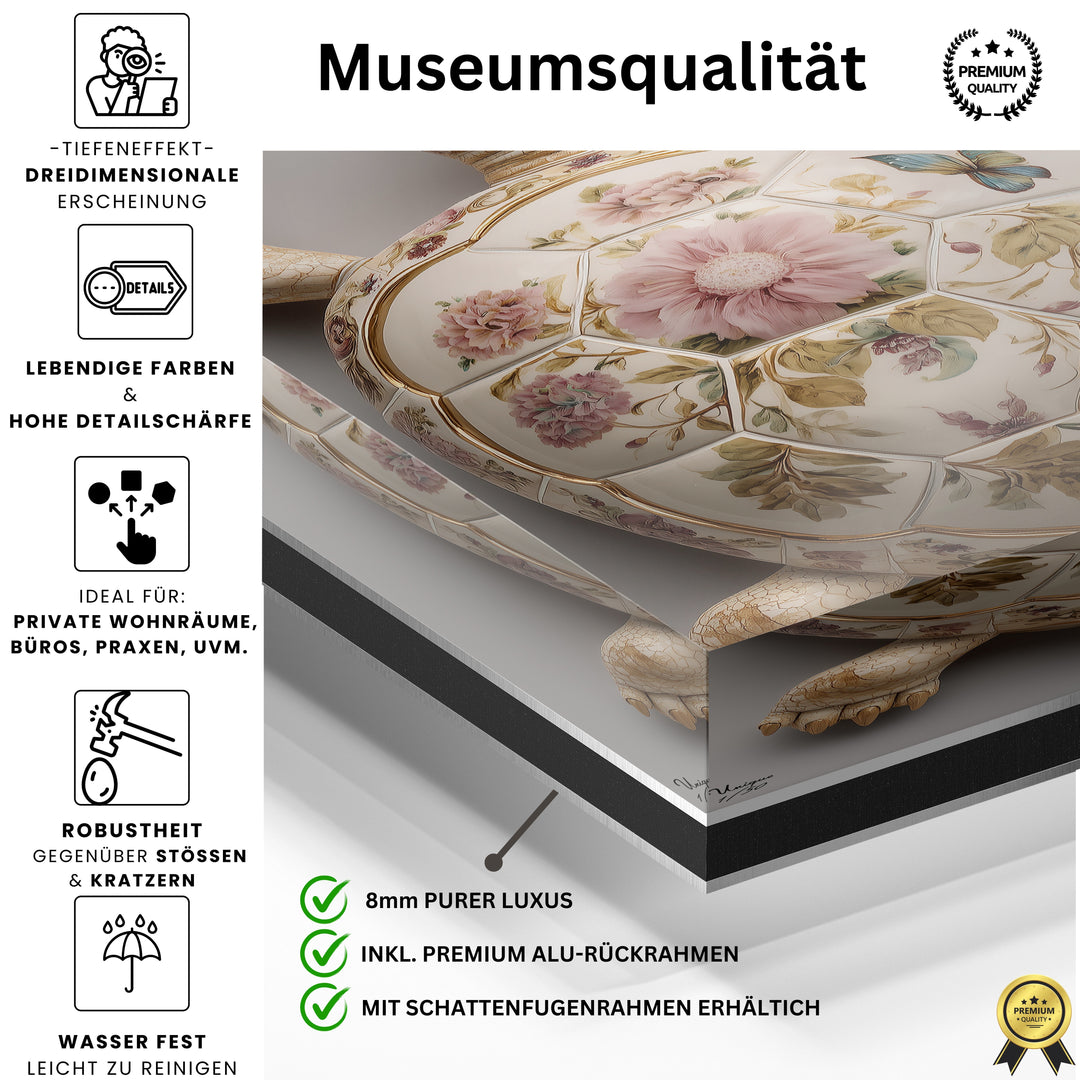 Florale Serenitas Schildkröte