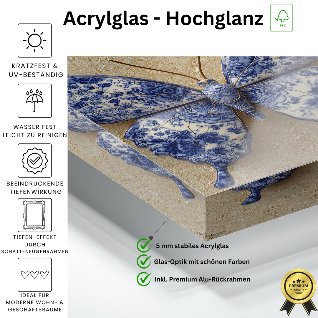 Porzellanflügel der Harmonie