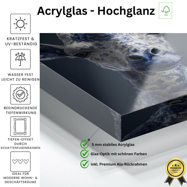 Porzellangiraffe der Gelassenheit