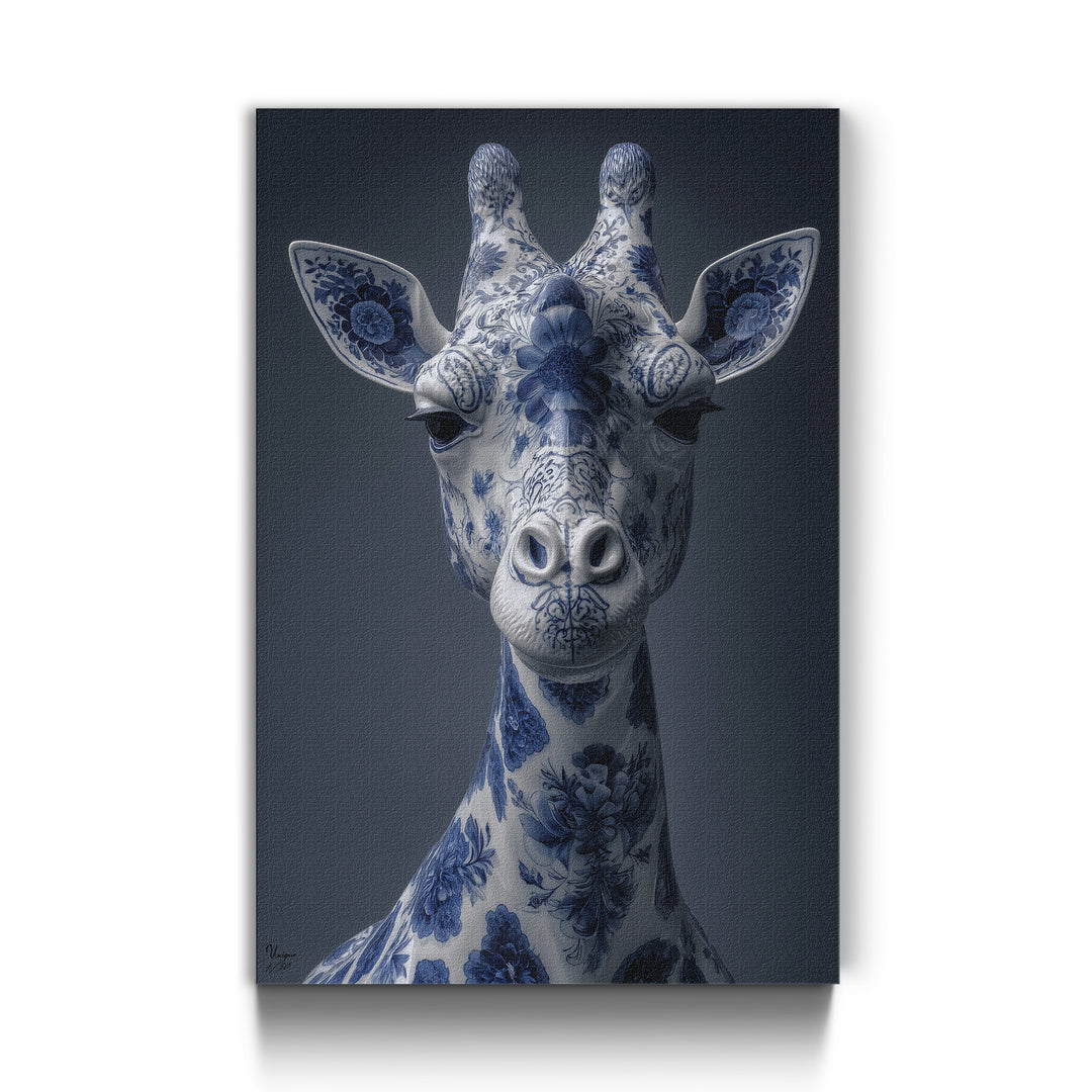 Porzellangiraffe der stillen Würde