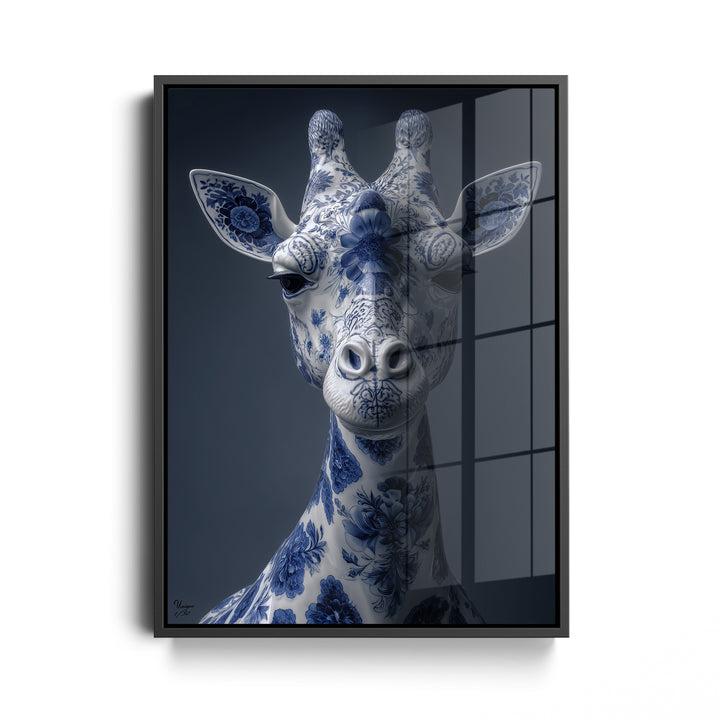 Porzellangiraffe der stillen Würde