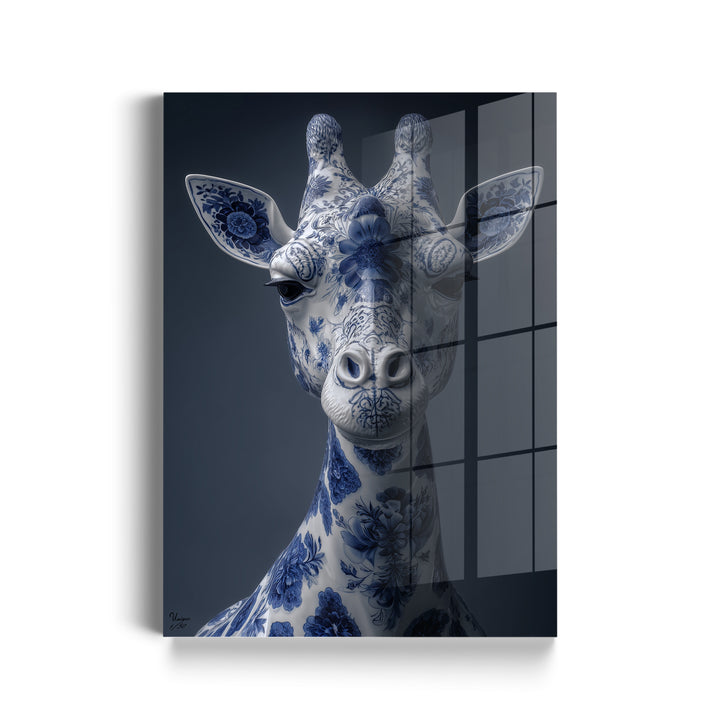 Porzellangiraffe der stillen Würde