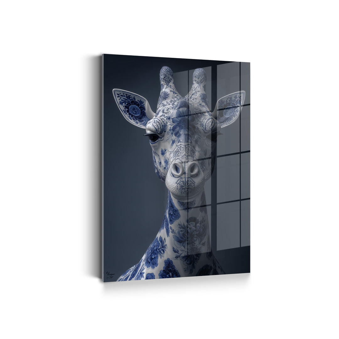 Porzellangiraffe der stillen Würde