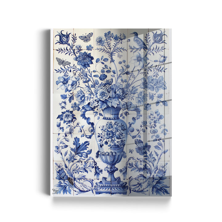 Harmonie der blauen Gärten