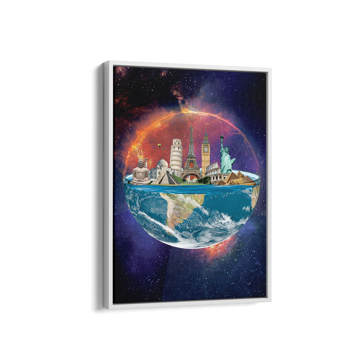 WALL ART "World in the Universe" – Acrylic glass &amp; Alu-Dibond | Exclusive and modern art in museum quality 