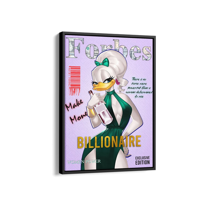 WALL ART "Forbes – Made Money Billionaire" – Acrylic glass &amp; Alu-Dibond | Exclusive and modern pop art in museum quality 