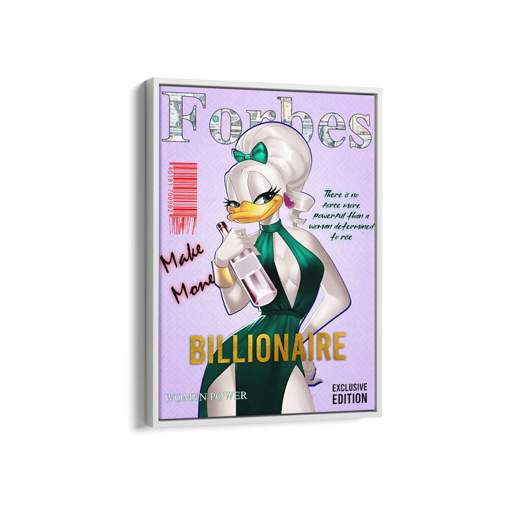 WALL ART "Forbes – Made Money Billionaire" – Acrylic glass &amp; Alu-Dibond | Exclusive and modern pop art in museum quality 