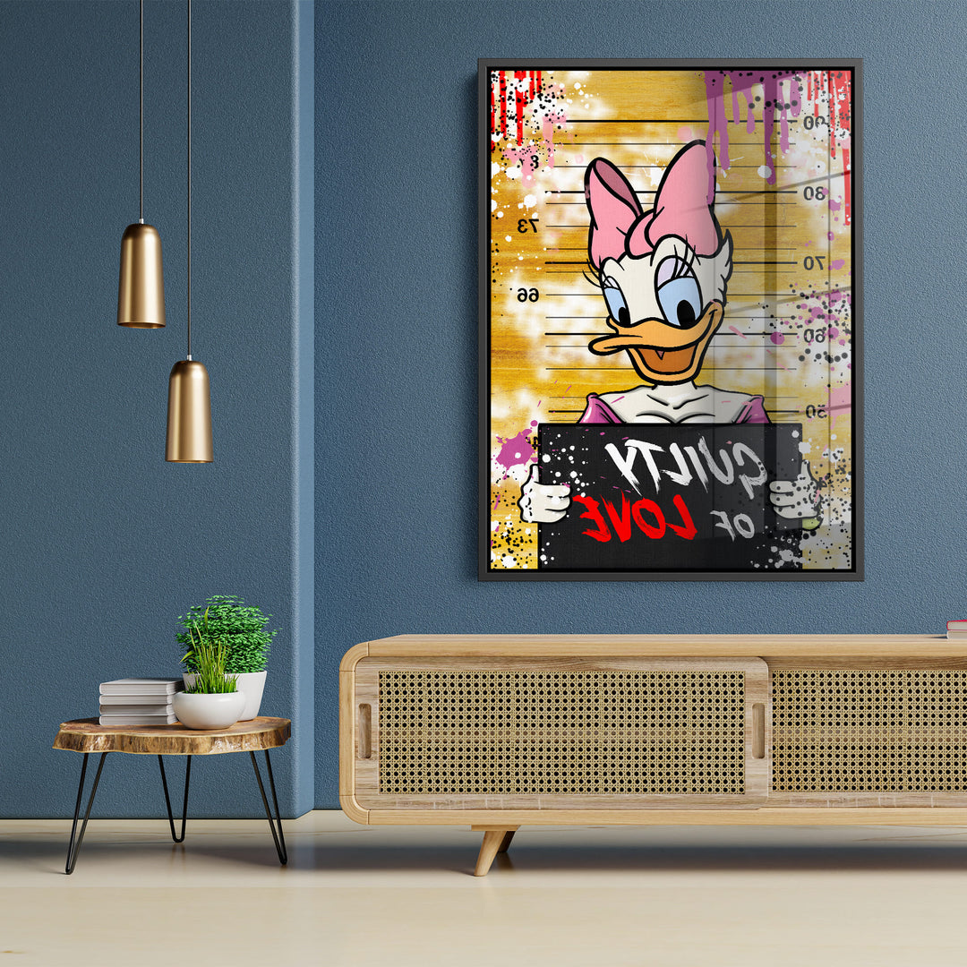 WALL ART "Guilty of Love" – Acrylic glass &amp; Alu-Dibond | Exclusive and modern pop art in museum quality 