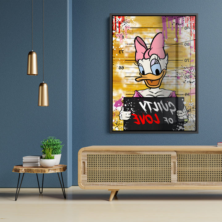 WALL ART "Guilty of Love" – Acrylic glass &amp; Alu-Dibond | Exclusive and modern pop art in museum quality 
