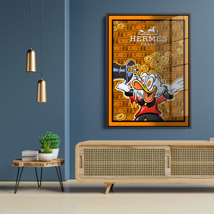 WANDBILD „Luxusleben“ – Acrylglas & Alu-Dibond | Exklusive und Moderne Pop-Art in Museumsqualität