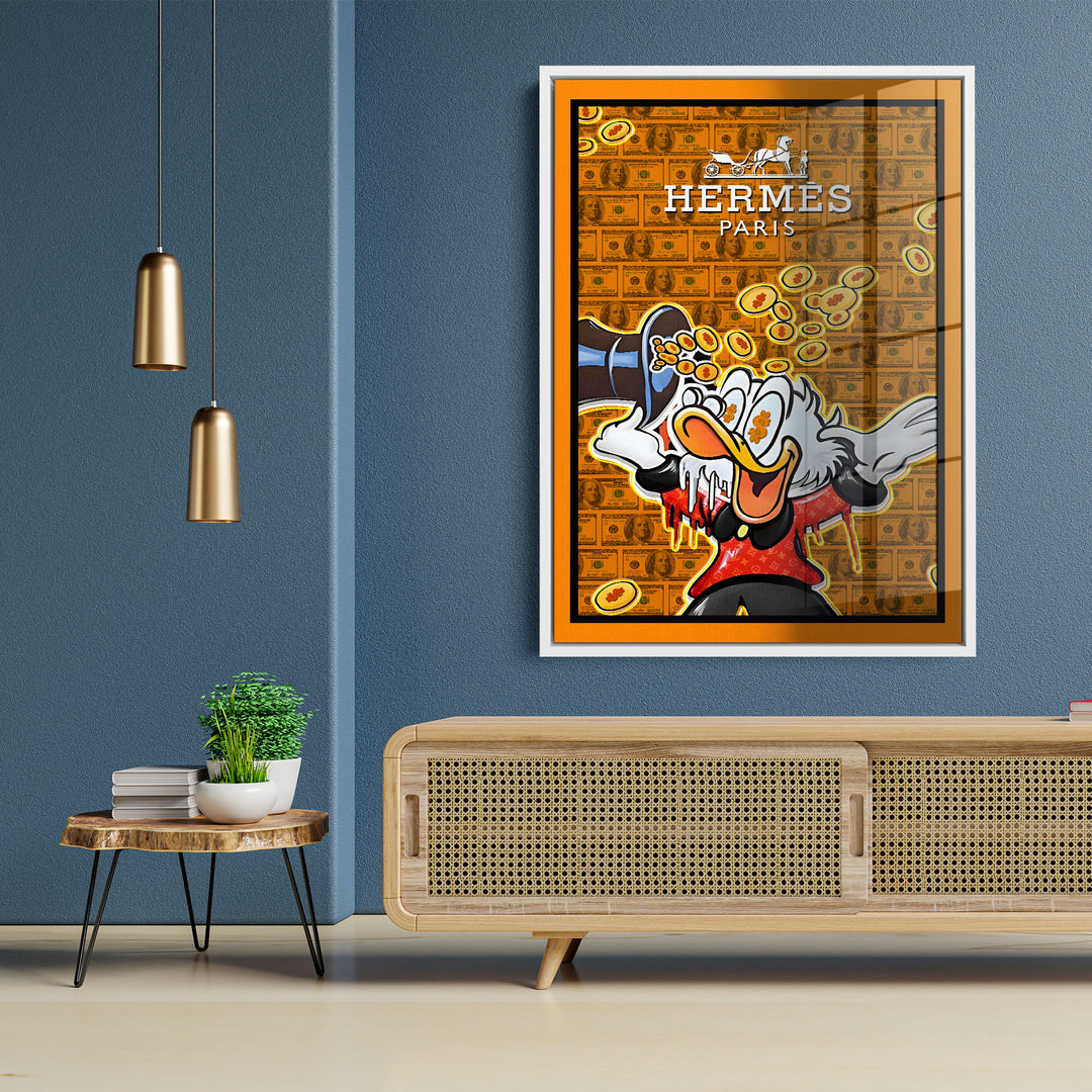 WANDBILD „Luxusleben“ – Acrylglas & Alu-Dibond | Exklusive und Moderne Pop-Art in Museumsqualität