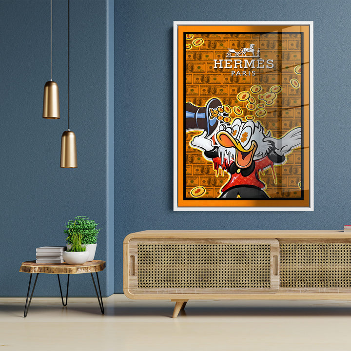 WANDBILD „Luxusleben“ – Acrylglas & Alu-Dibond | Exklusive und Moderne Pop-Art in Museumsqualität