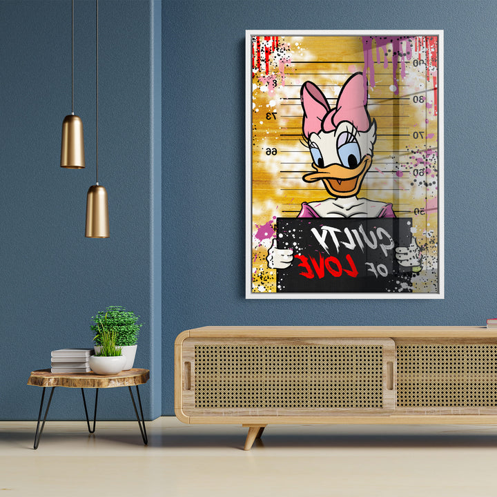 WALL ART "Guilty of Love" – Acrylic glass &amp; Alu-Dibond | Exclusive and modern pop art in museum quality 