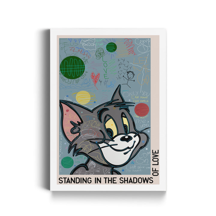 WANDBILD „Standing in the Shadows“ – Acrylglas & Alu-Dibond | Exklusive und Moderne Pop-Art in Museumsqualität