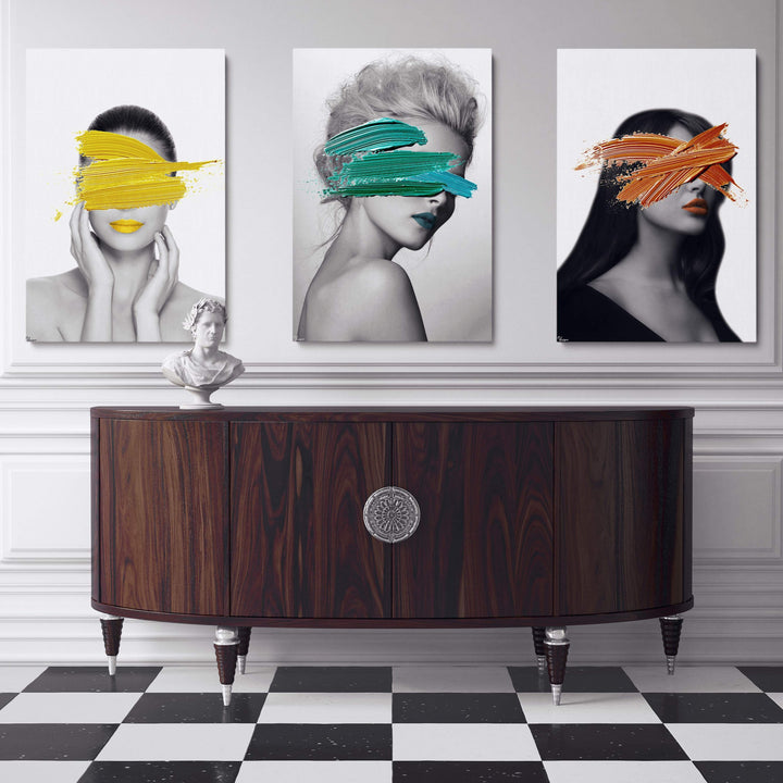 MURAL "Secret of Mrs. Green" – Acrylic glass &amp; Alu-Dibond | Exclusive and modern art in museum quality 