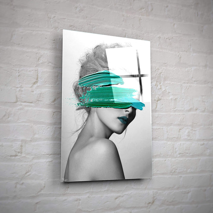 MURAL "Secret of Mrs. Green" – Acrylic glass &amp; Alu-Dibond | Exclusive and modern art in museum quality 