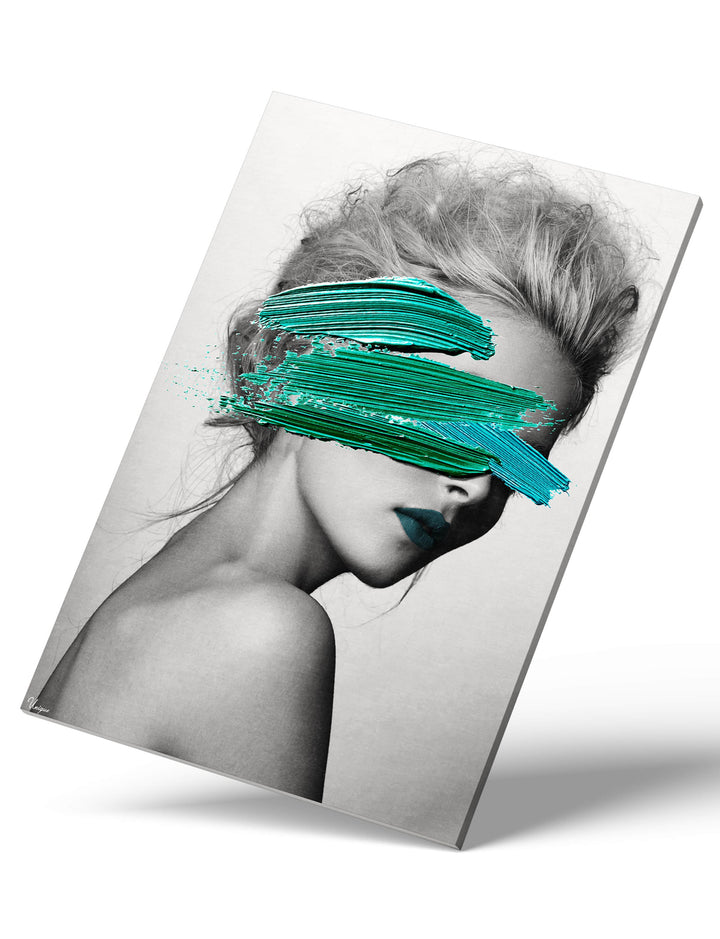 MURAL "Secret of Mrs. Green" – Acrylic glass &amp; Alu-Dibond | Exclusive and modern art in museum quality 