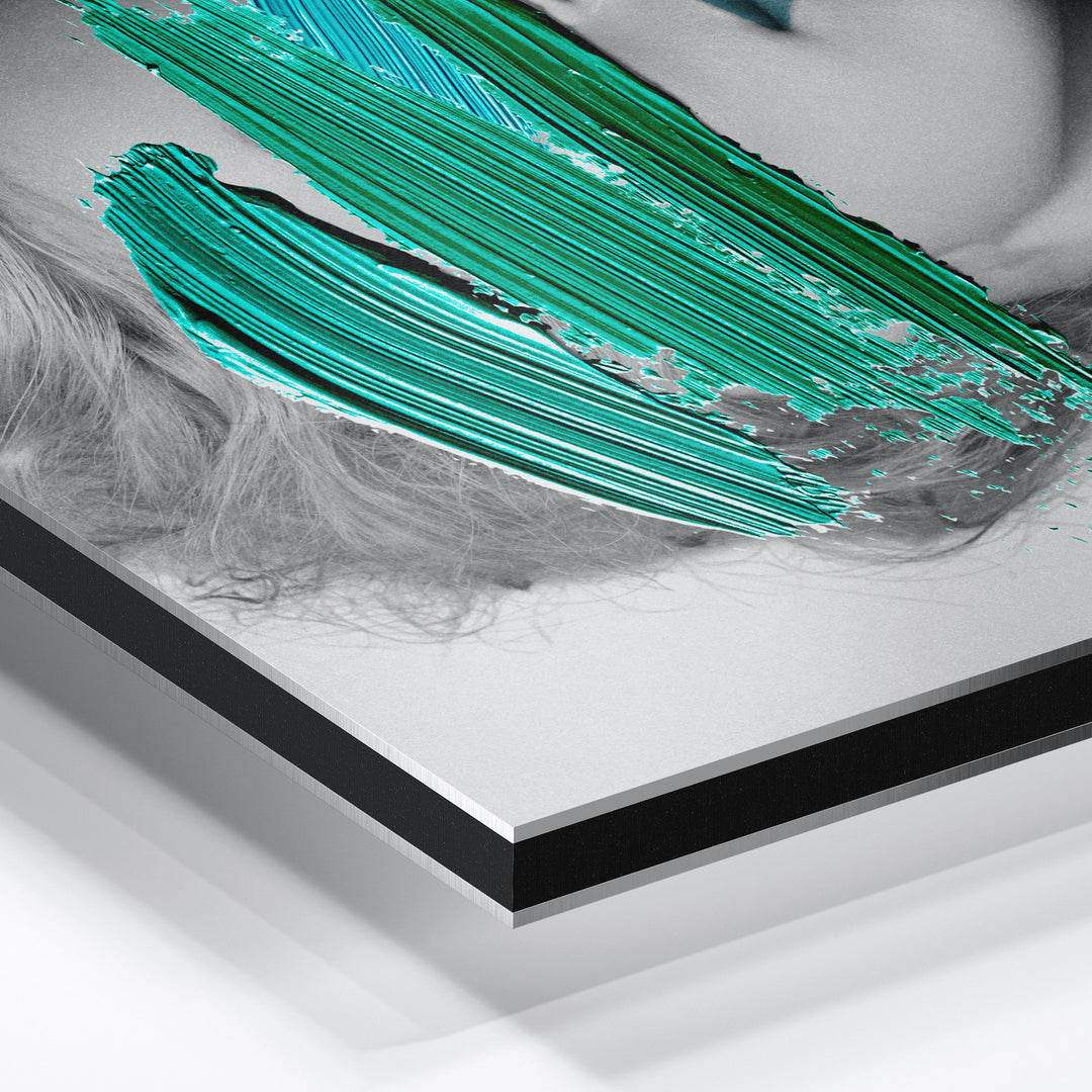 MURAL "Secret of Mrs. Green" – Acrylic glass &amp; Alu-Dibond | Exclusive and modern art in museum quality 