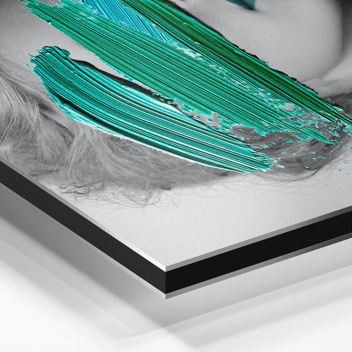 MURAL "Secret of Mrs. Green" – Acrylic glass &amp; Alu-Dibond | Exclusive and modern art in museum quality 